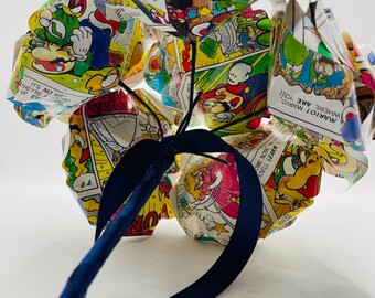 Mario Bouquet, comic flowers, comic book bouquet