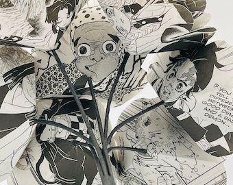 Demon Manga Bouquet, manga flowers, manga bouquet