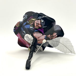 Thor Boutonnière, comic boutonniere, book boutonniere