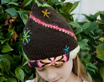 Candy Swirl Hat Knitting Pattern