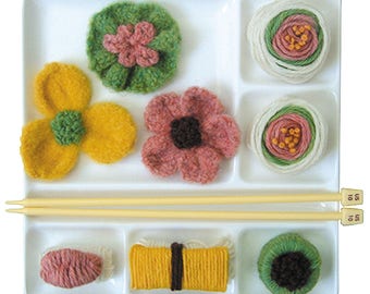 Flower Embellishments Knitting Patterns