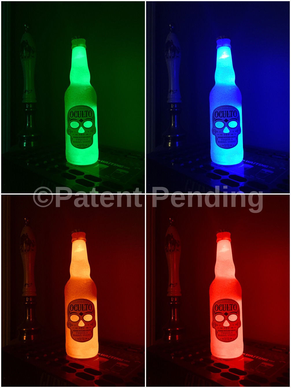 Wireless Budweiser Oculto Tequila Beer Skull Bottle 12 oz Beer | Etsy