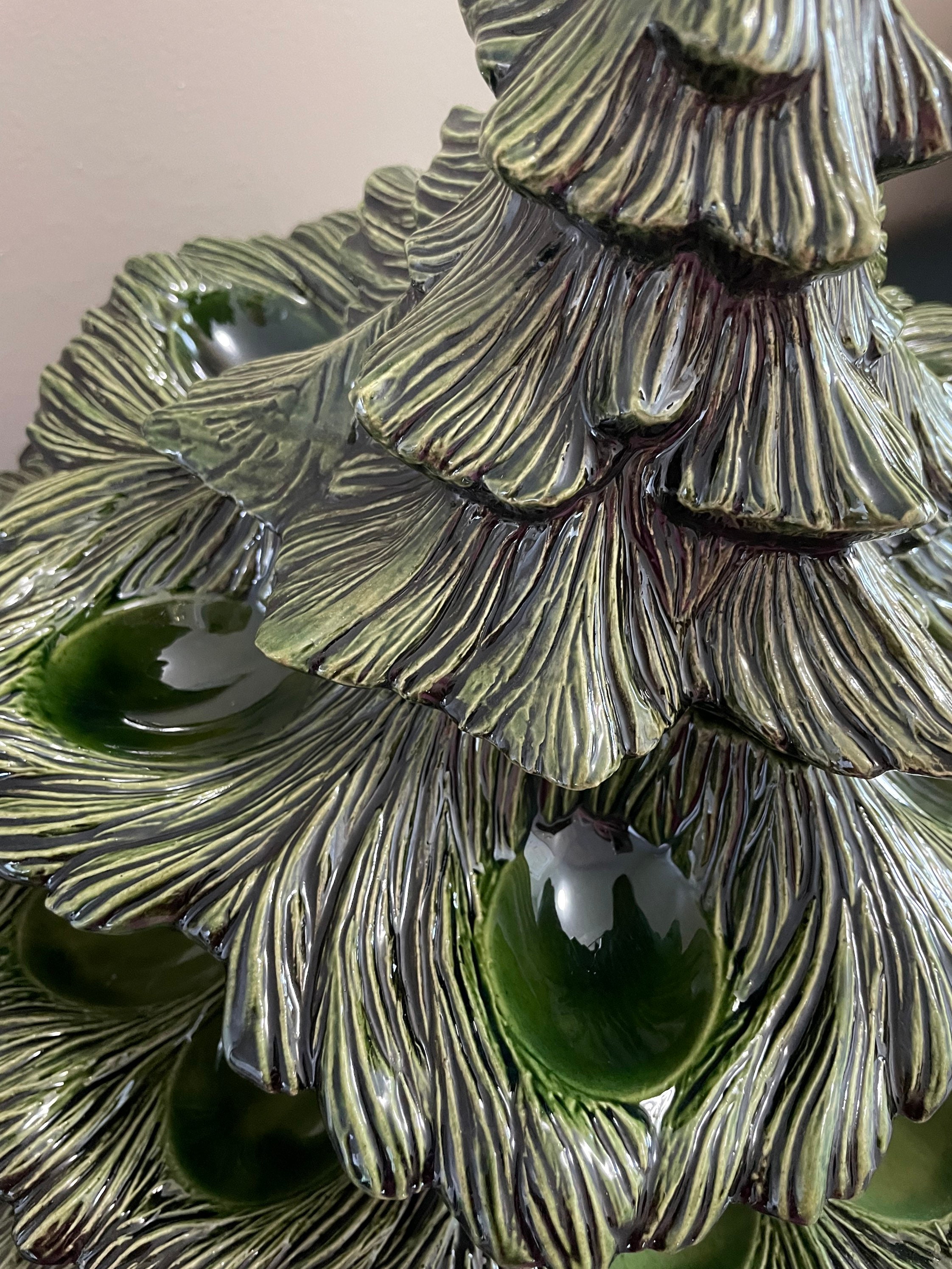 Duncan Hors Doeuvre Deviled Egg Ceramic Christmas Tree in a Beautiful