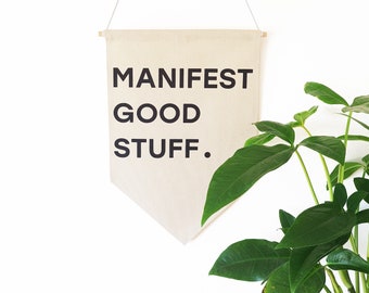 Manifest Good Stuff pennant flag