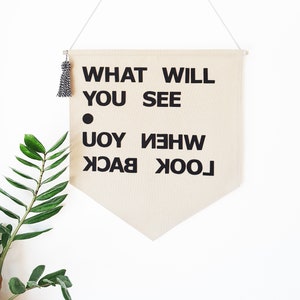 Pennant flag - Wall banner - Interesting wall art - Wall hanging - Room decor - Motivational quotes - Banner flag - Banner wall hanging
