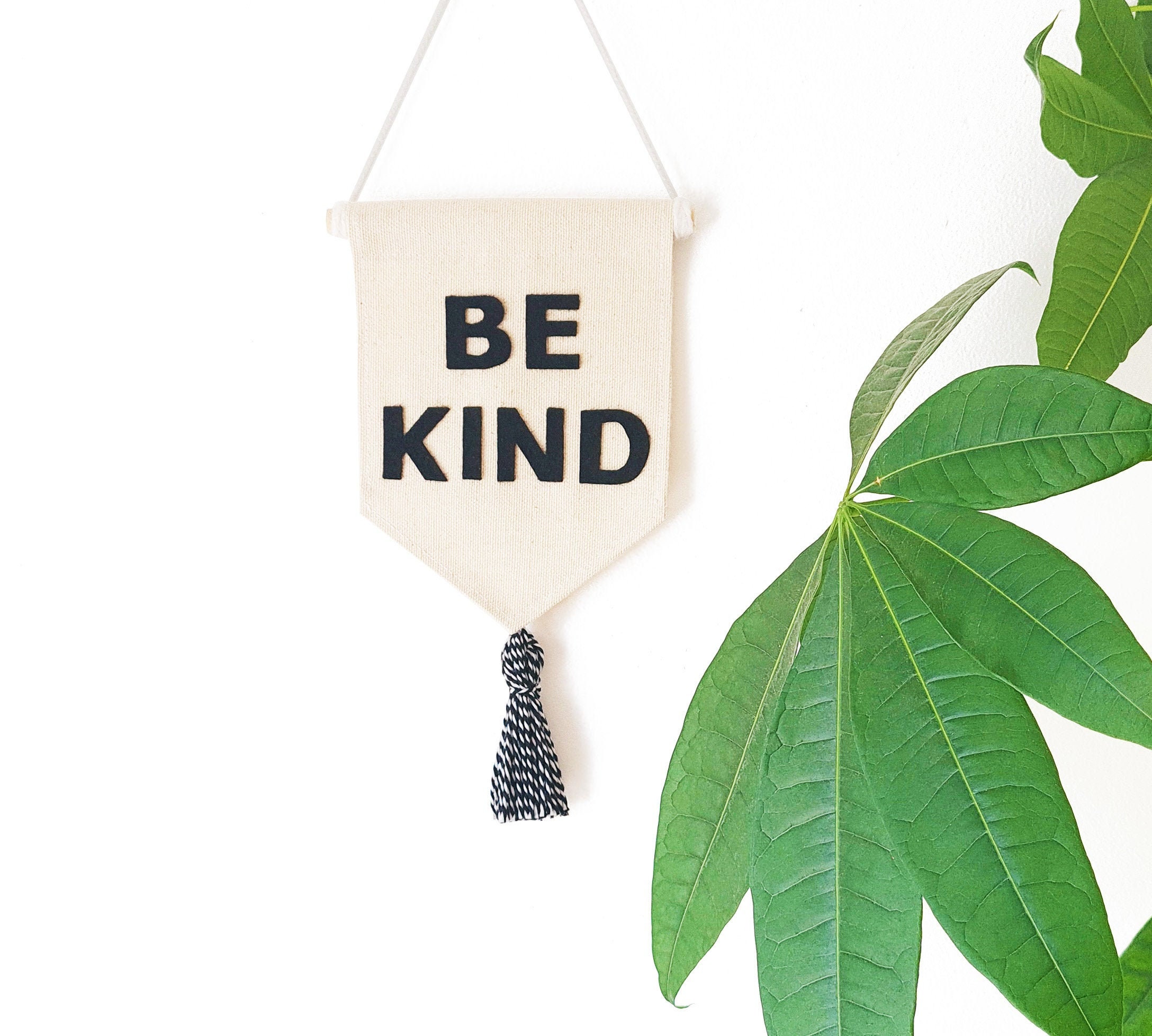 Be Kind Pennant Flag - Etsy