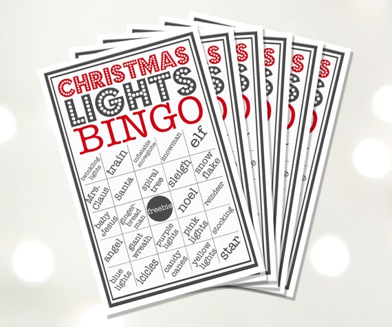 Scavenger Hunt Bingo Printable