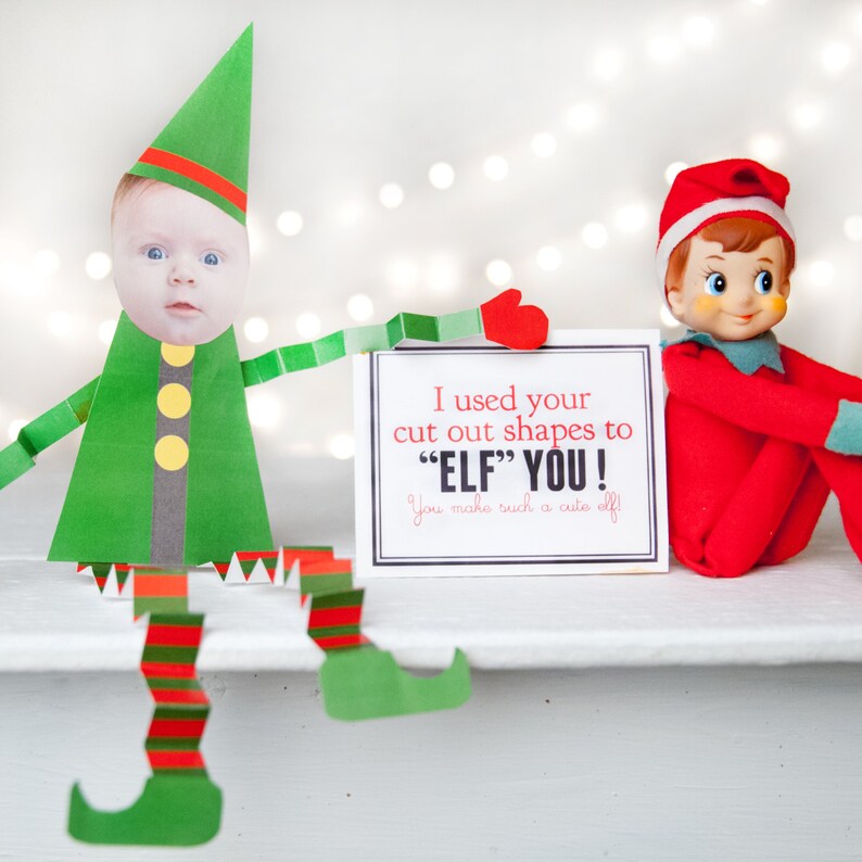 Crafting With the Elf Digital Files for DIY Printable Note | Etsy