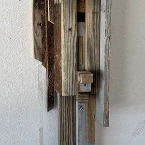 Large Reclaimed Wood Birdhouse, handmade by Illinois artist