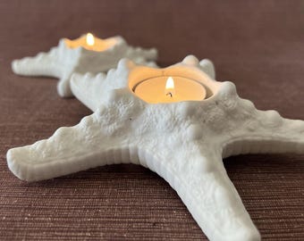 Photophores étoile de mer Yankee Candle • Lot de 2 • Décoration océan plage côtière