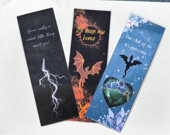 Fourth Wing Bookmark Set