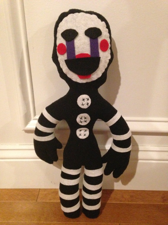 Fait à la main inspiré Five Nights at Freddys Soft Peluche Puppet  Marionette FNAF Doll non officiel -  France