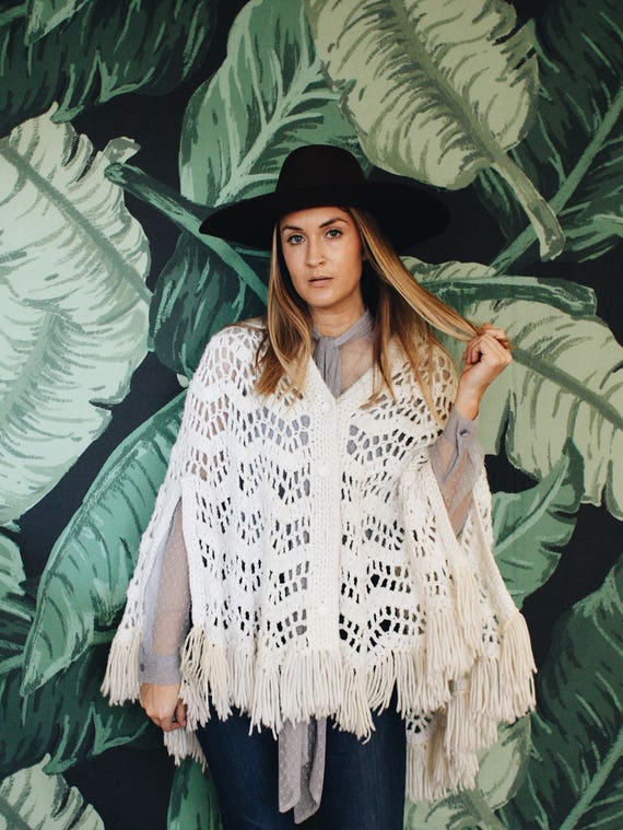 Woodstock Crochet Poncho