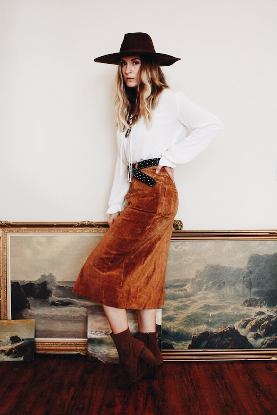 Buttery Suede Skirt