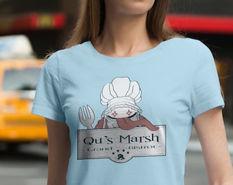 Womens Slim Fit: Qu's Marsh / Final Fantasy / Quina t-shirt