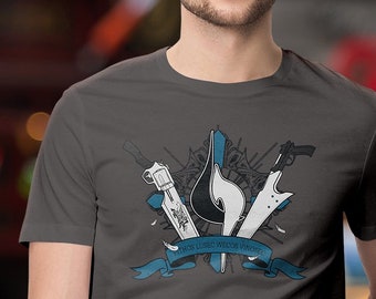 Unisex/Mens: Succession of Witches / Final Fantasy VIII / Squall / Seifer t-shirt