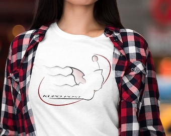 Womens Slim Fit: Kupo Post / Final Fantasy / Moogle t-shirt