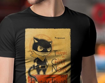 Unisex/Mens: Black Cat Morgana / Phantom Thieves t-shirt