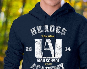 Unisex Hoodie / Zip-up Hoodie / Sweatshirt: Heroes Academy / My Hero Academia  / Boku No Hero