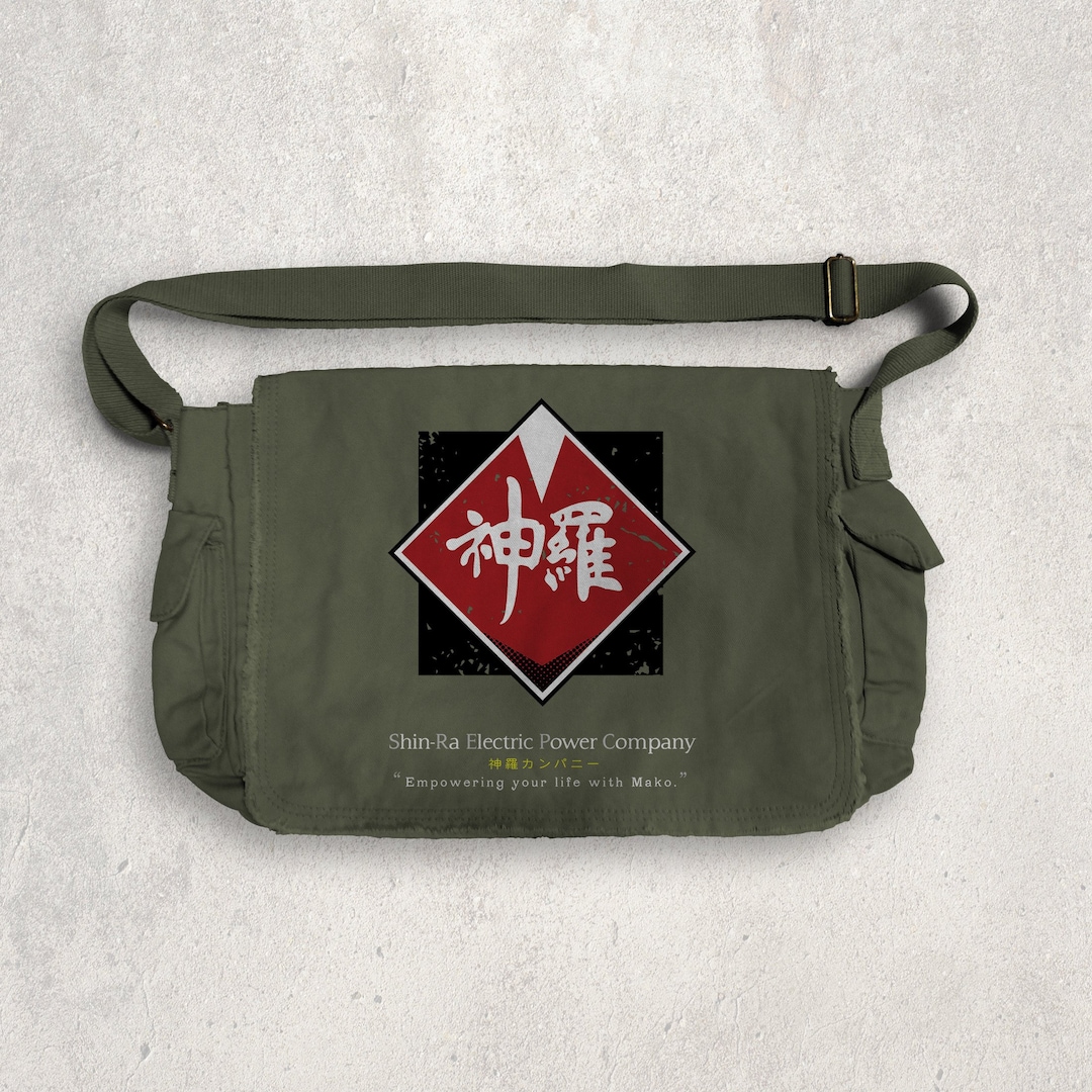 runaページ Messenger Bag: Shinra Company / Final Fantasy VII / Cloud - Etsy