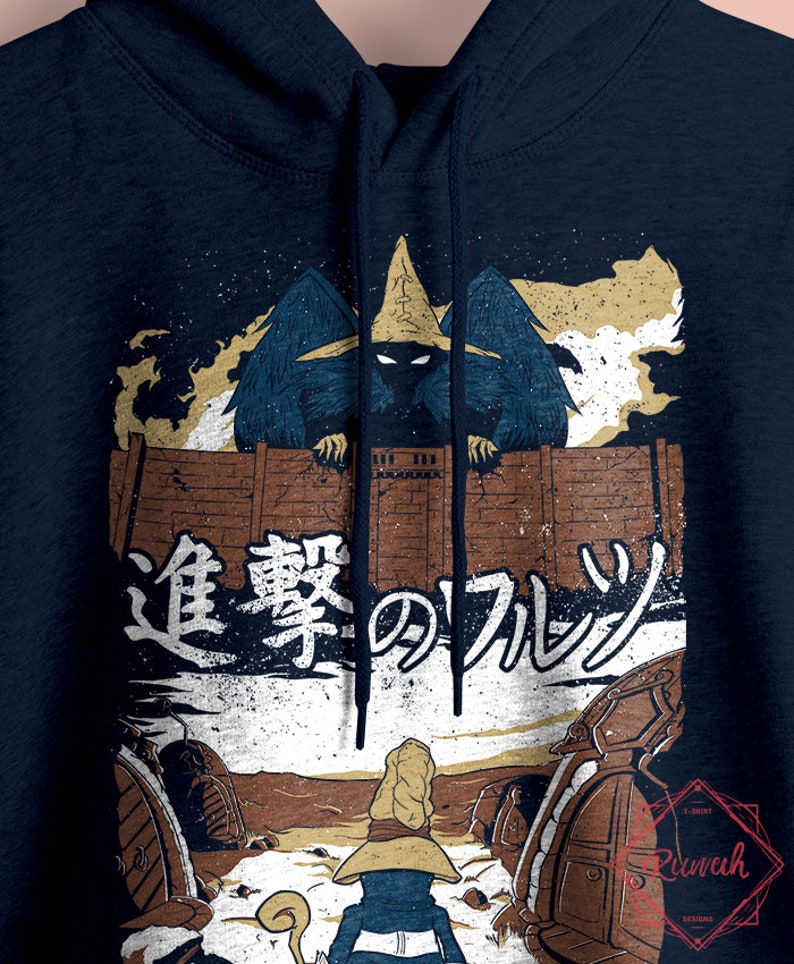 Unisex Hoodie / Zip-up Hoodie / Sweatshirt: Attack on Waltz / Final Fantasy / Vivi image 3