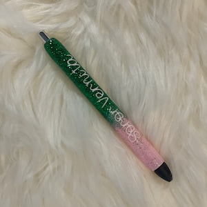 Sorority glitter gel pen