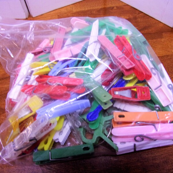 Plastic Clothespins Etsy