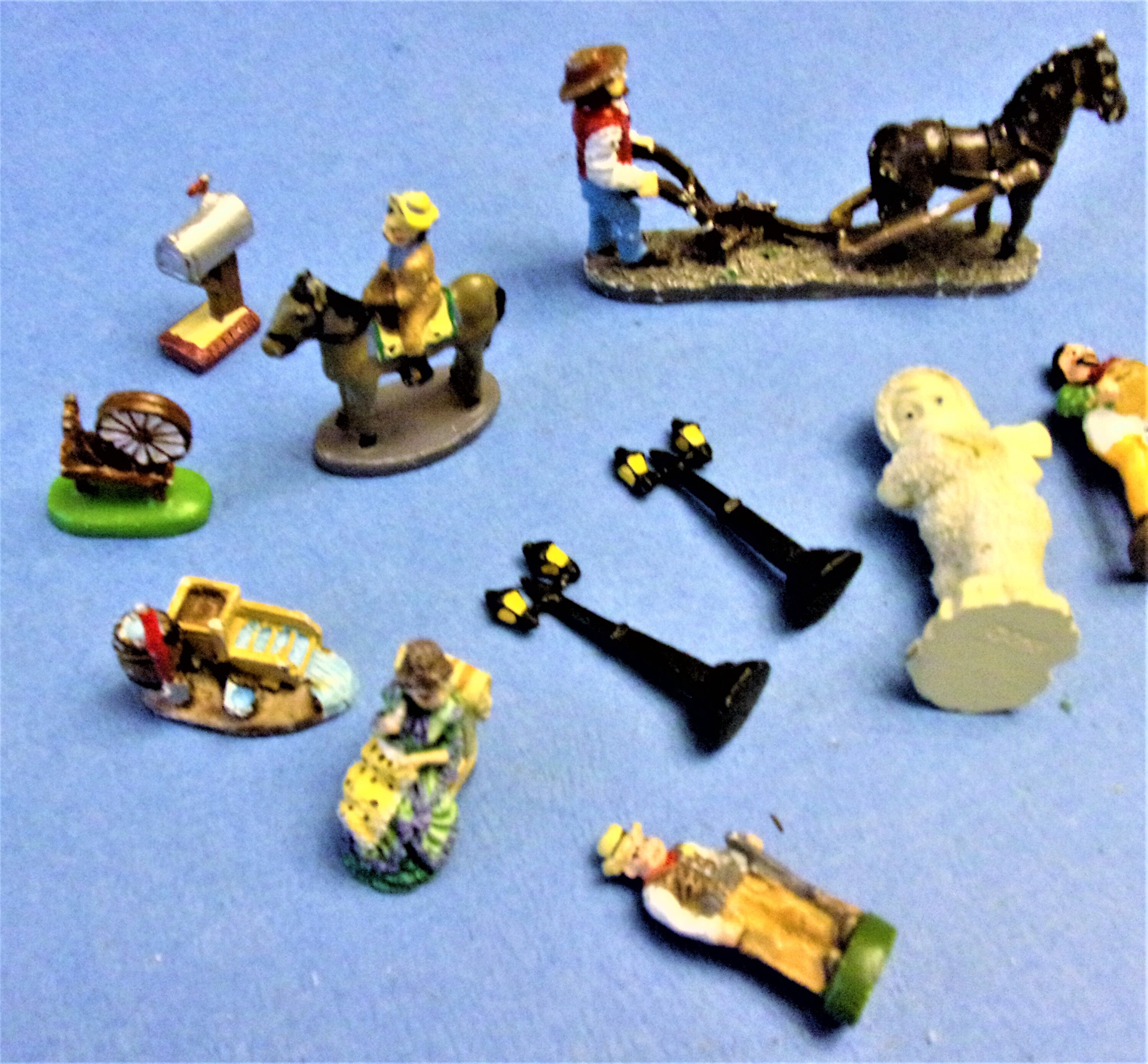 Vintage METAL MINIATURE FIGURINES Bundle Lot Figures Horses Etsy