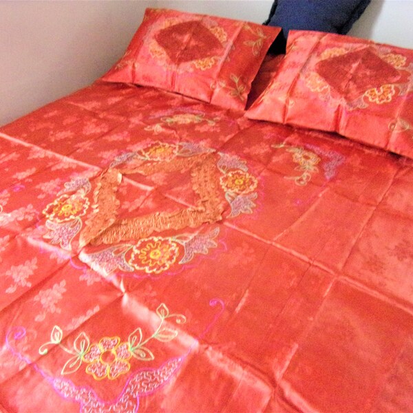 Satin Bedding Etsy