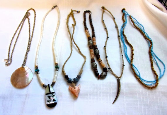 Southwestern Style Necklaces Bundle Lot of 6 Hand… - image 7