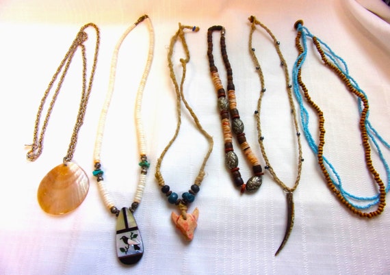 Southwestern Style Necklaces Bundle Lot of 6 Hand… - image 2