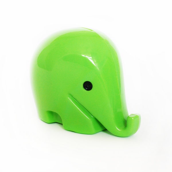 RESERVED - Luigi Colani DRUMBO Green Elephant Money Box 1960s