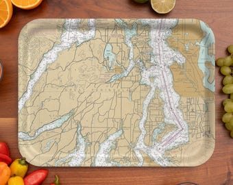 Seattle Nautical Serving Tray (16.5” x 12.5”)