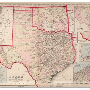 Bandeja para servir Texas 1886