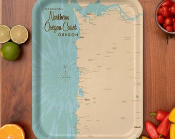 Northern Oregon Coast Serving Tray – Lakebound (16.5" x 12.5")