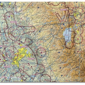 Sacramento to Lake Tahoe Aviation Tray 16 1/2&quot; x 12 1/2&quot;