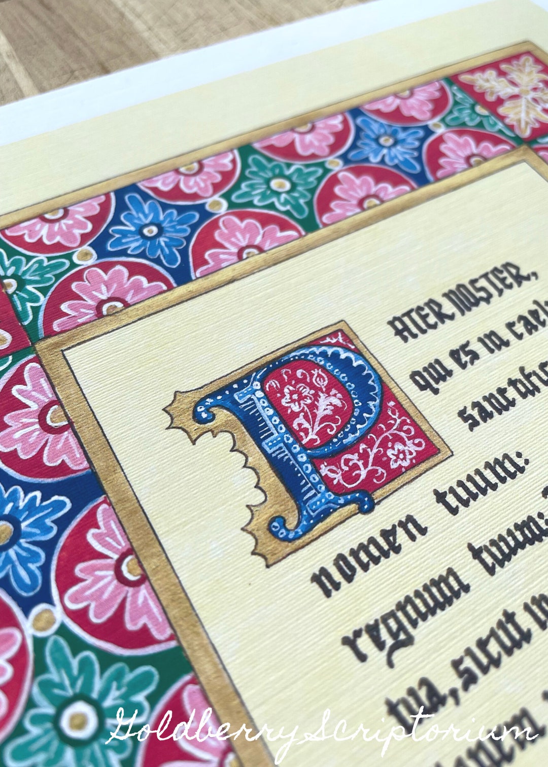 Pater Noster Print Latin Prayer Our Father Catholic - Etsy