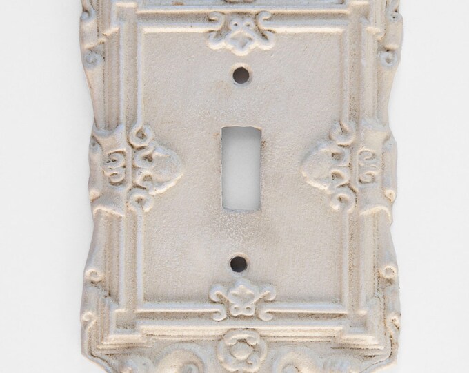 Cast Iron Light Switch Plate Shabby Chic Baroque Etsy