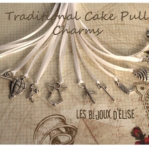 12 nastri nuziali con ciondoli tradizionali (CP03) - Cake Pull