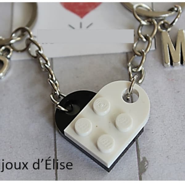 2 pcs Porte-clefs Yin et Yang Porte-clefs Meilleurs Ami, Pour elle et lui Couple Relation A Distance (KC181-KC181BR-KC399)