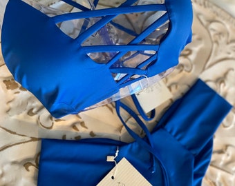 Blue Sharon bikini set