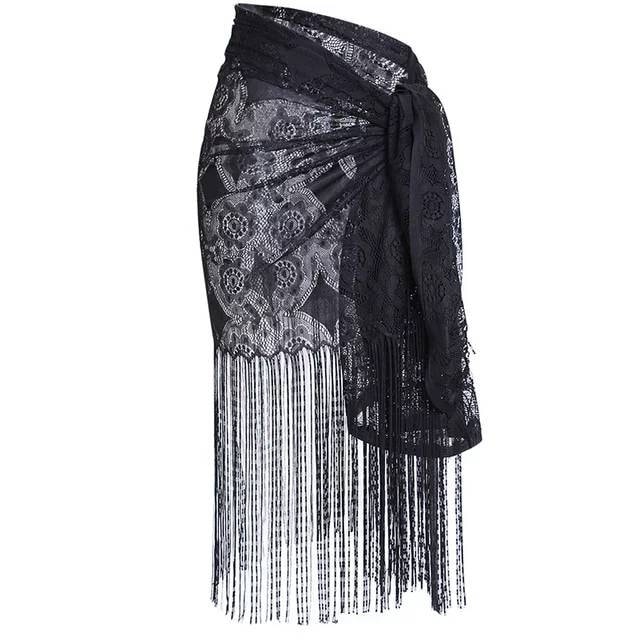 Black Lace Sarong