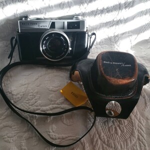 Bell and Howell/Canon  45 Mm Camera with  Original Leather Case, Vintage Photography Tool