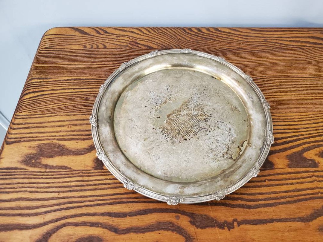 Rare Find, Antique Barker Ellis, Made in England, 12 Inch, Silver