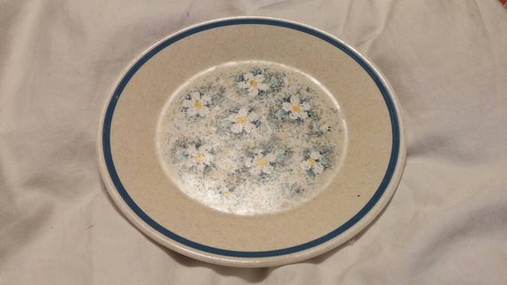 Lenox Temperware Dew Drops Bright Blue With White Flowers 3/8