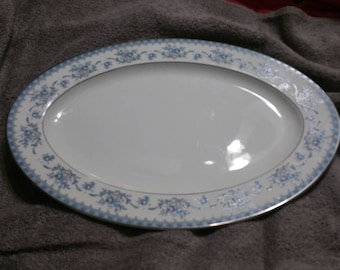 Diplomat by Sango "Cahill" 16 inch Serving Platter, Fine China Dish Made in Japan