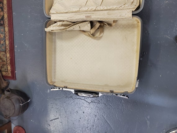 Rustic Large Sized, Hard Sided Samsonite Navy Blu… - image 5