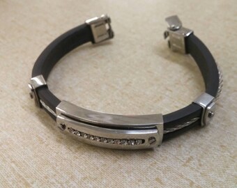 Steampunk Style Ed Force Stainless Steel Designer Bracelet Costume Jewelry