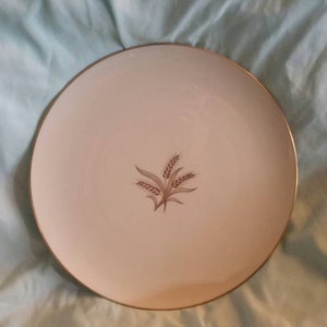 Wheat by Lenox, R 442, 10.40 inch Ivory China, Dinner or Chop Plate, Fine Dining, Serving Dish