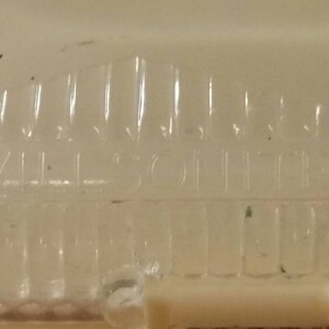 Rare Find Willsonite Celluloid Eye Glass Case with Clear Top Vintage Eye Wear Protection image 5